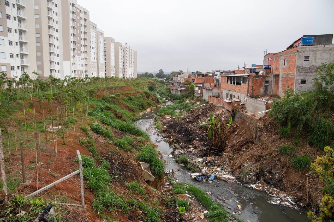 Um dos afluentes do rio tiete