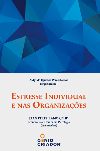 Capa Estresse individual e nas organizações, de Aidyl de Queiroz Perez-Ramos (org.)